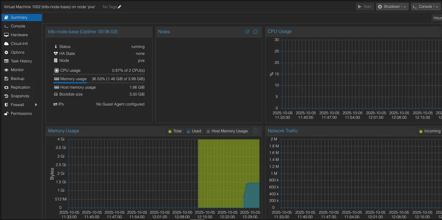 Proxmox UI